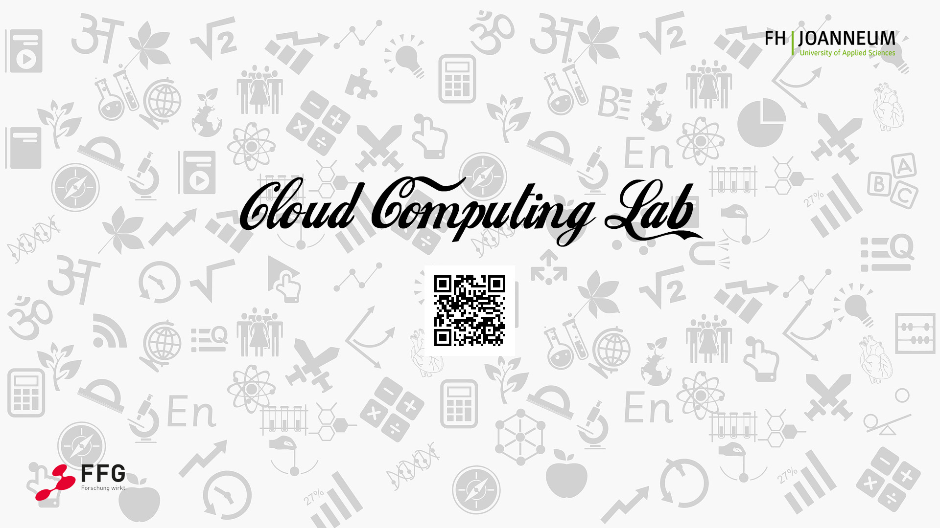 Wallpaper of the Cloud Computing Lab